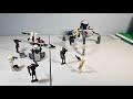 Building the Lego Star wars clones versus battle droids Battle pack set 75732 #starwars #stopmotion
