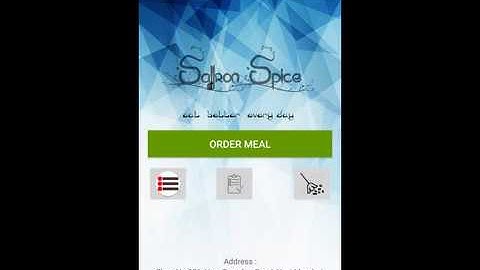 Android Food ordering system using Rest API and SMS