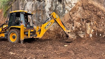 Jcb 3dx levelling muddy soil #jcb #jcb3dx #jcbbaba #jcbcartoon #jcbmachine #jcbtractor #jcbgame 