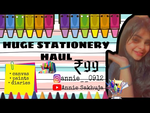 Huge stationery haul @99 | Affordable products *biggest* #stationeryhaul #stationery #cutestationery