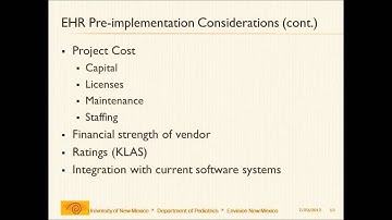 Electronic Health Record Implementation Strategies