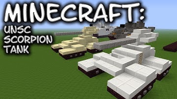 Minecraft: Halo - UNSC Scorpion Tank Tutorial