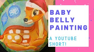 Bambi Baby Bump Painting #Shorts