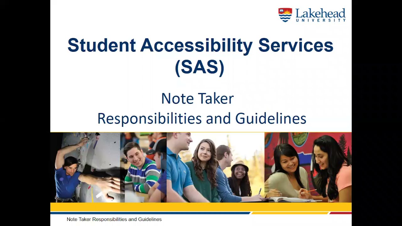 Note Taker Responsibilities and Guidelines Presentation YouTube