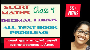 DECIMAL FORMS | SCERT Maths Class 9 | FULL CHAPTER