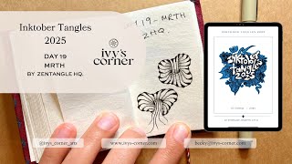 Inktober 2025 Day 19 | How to Draw Mrth (Zentangle)