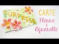 CARTE SURPRISE • AQUARELLE | Pnixie