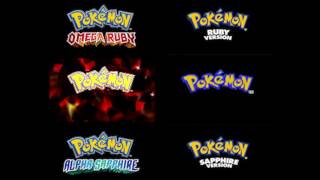 Pokemon Omega Ruby and Pokemon ruby comparison intro