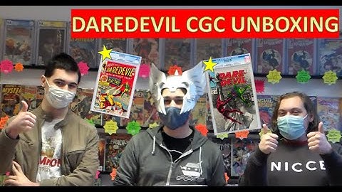 DAREDEVIL CGC UNBOXING with the Comic Clinic