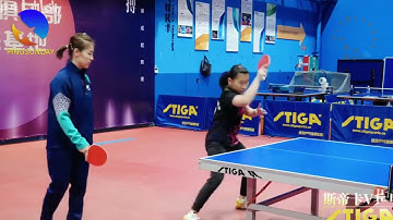 How to Forehand Topspin the Underspin Ball