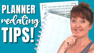 6 WAYS TO REDATE YOUR OLD OUT OF DATE HAPPY PLANNER - TUTORIAL, TIPS & TRICKS FOR BEGINNERS