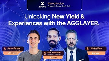 Unlocking New Yield & Experiences with the AGGLAYER. ft. Polygon, Ternoa, & Zeeve
