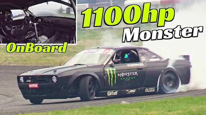 1100Hp Silvia S14 Drift Car Monster! - Twin Turbo Nissan VK56 5.6-Litre V8 Engine - Action + OnBoard