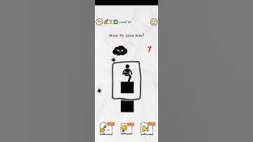 How to save him?😲😁 #draw 2 save 2 level 34 #shorts #youtubeshorts #shortvideo #gaming  #games