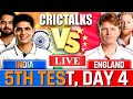 Live Cricket Match, India vs England, Day 4, 5th Test, Live Match Today, Team Scores & Commentary