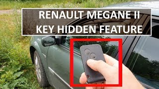 Renault Megane 2 key hidden feature screenshot 4