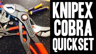 Knipex Cobra QuickSet Pliers - 87 21 250 - MADE IN GERMANY