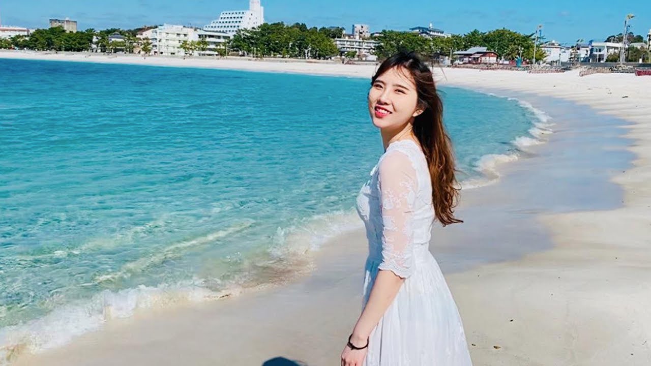 外国人が初めて日本の綺麗な海を見た反応 和歌山県 Youtube