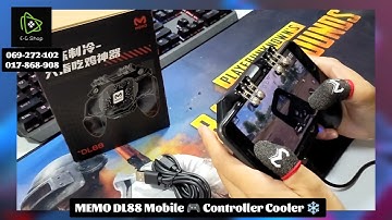 MEMO DL88 Mobile Game 🎮 Controller Cooler ❄️ Intro