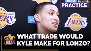 Kyle Kuzma Jokes About Trading Lonzo Ball