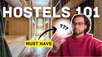 15 Things You NEED Staying in HOSTELS (MUST HAVE!)