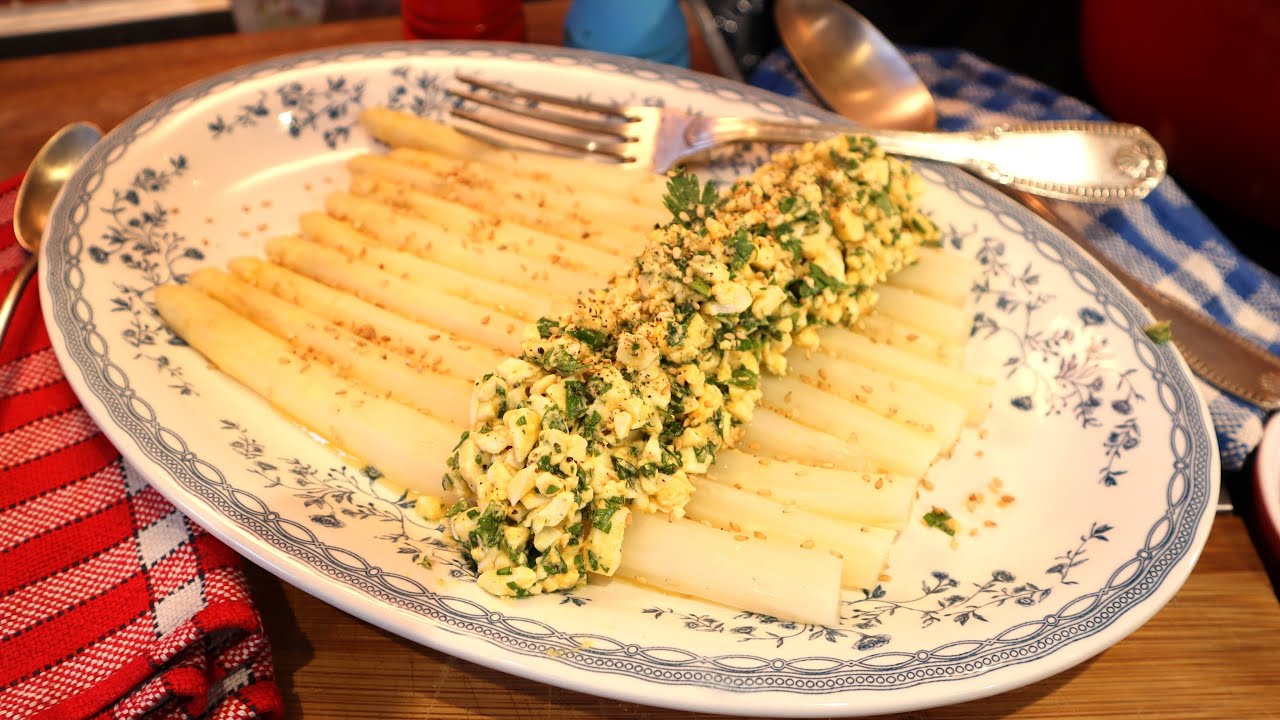 Mes ASPERGES A LA FLAMANDE - Le Printemps enfin dans l'assiette ! - Mère Mitraille - Gourmandises TV