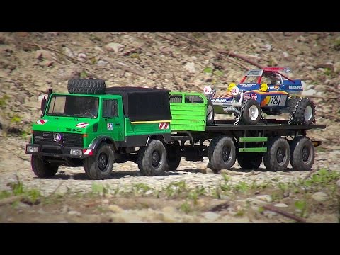 Tamiya CC-01 UNIMOG 425 and FIGHTING BUGGY on the Way for