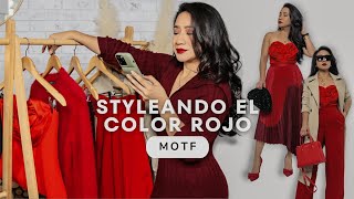 MOTF TRY ON ❤️ STYLEANDO OUTFITS CON EL COLOR  ROJO ❤️ FASHION TRENDS ALERT | MOTF BLACK FRIDAY