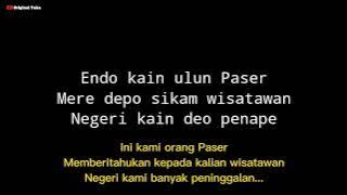 Lagu Paser - Pengkeo Taka (Terjemahan Bahasa Indonesia)