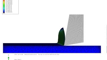 Abaqus explicit orthogonal cutting of AISI1045 with sacrifice layer PE 2