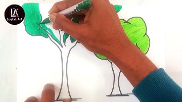 🌳 How to Draw a Tree Step by Step | Easy Drawing Tutorial