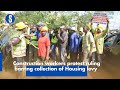 Construction workers protest ruling barring collection of housing levy