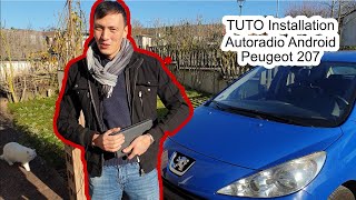 Installer un autoradio Android sur Peugeot 207 avec CarPlay et android auto