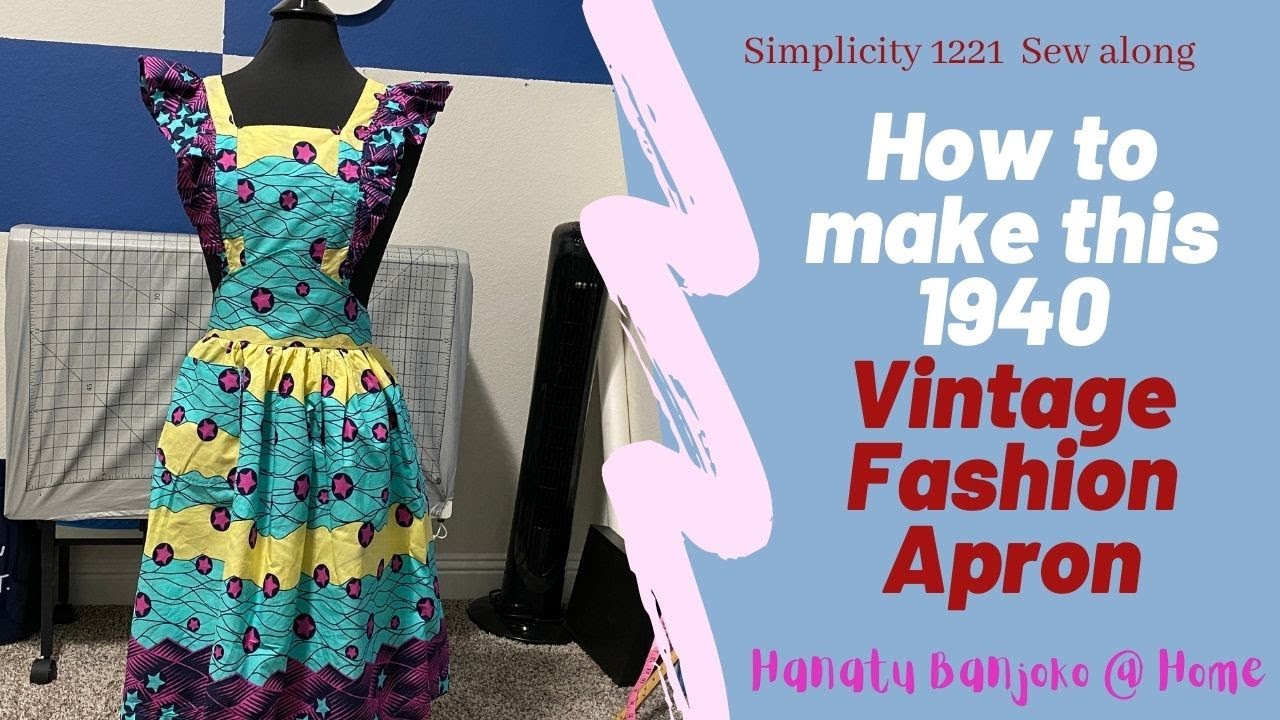 Sew a classic apron :: Vintage-style sewing pattern :: allaboutyou.com