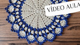 Sousplat de crochê - Vídeo aula