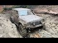  off road   nissan patrol m57  muddy day  topoffroadromania