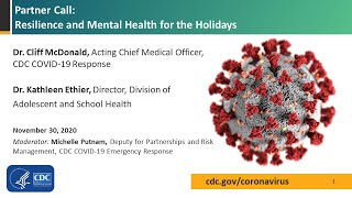 Partner Call:  Resilience and Mental Health for the Holidays