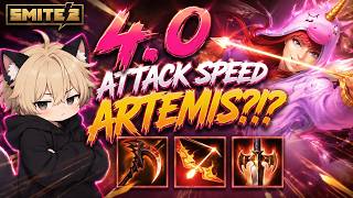 MAX ATTACK SPEED Artemis SHREDS Tanks... - SMITE 2 Duel Gameplay