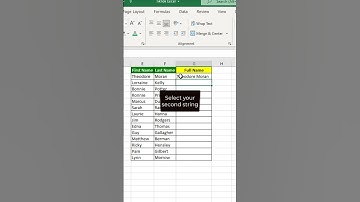 CONCAT function in excel (formerly CONCATENATE #shorts #exceltutorial