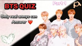 BTS Quiz || Guess the BTS members || PART - 1 || #btsarmy #bts