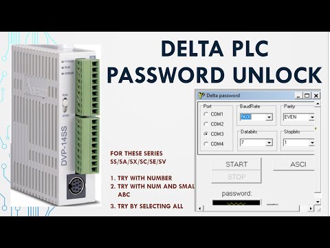 delta plc unlock | delta plc password unlock software | delta plc password |delta plc program upload