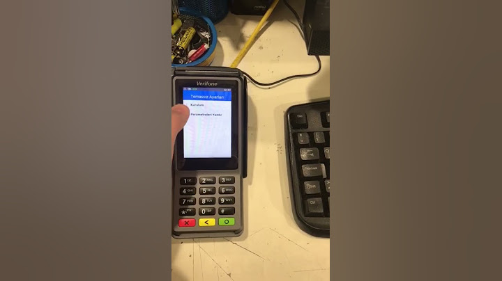 POS cihazı pinpad aktif etme