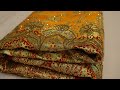 Ar1335 the golden yellow vol 3 premium banarasi silk sareesilkcrystalsgolden zari