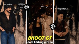 Viral Instagram Ghost GF AI Photo Editing | AI Ghost Photo Editing Prompt | In ChatGPT screenshot 3