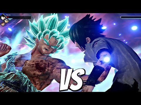 Goku SSB Kaioken vs Sasuke 1vs1 Gameplay (PS5) JUMP FORCE