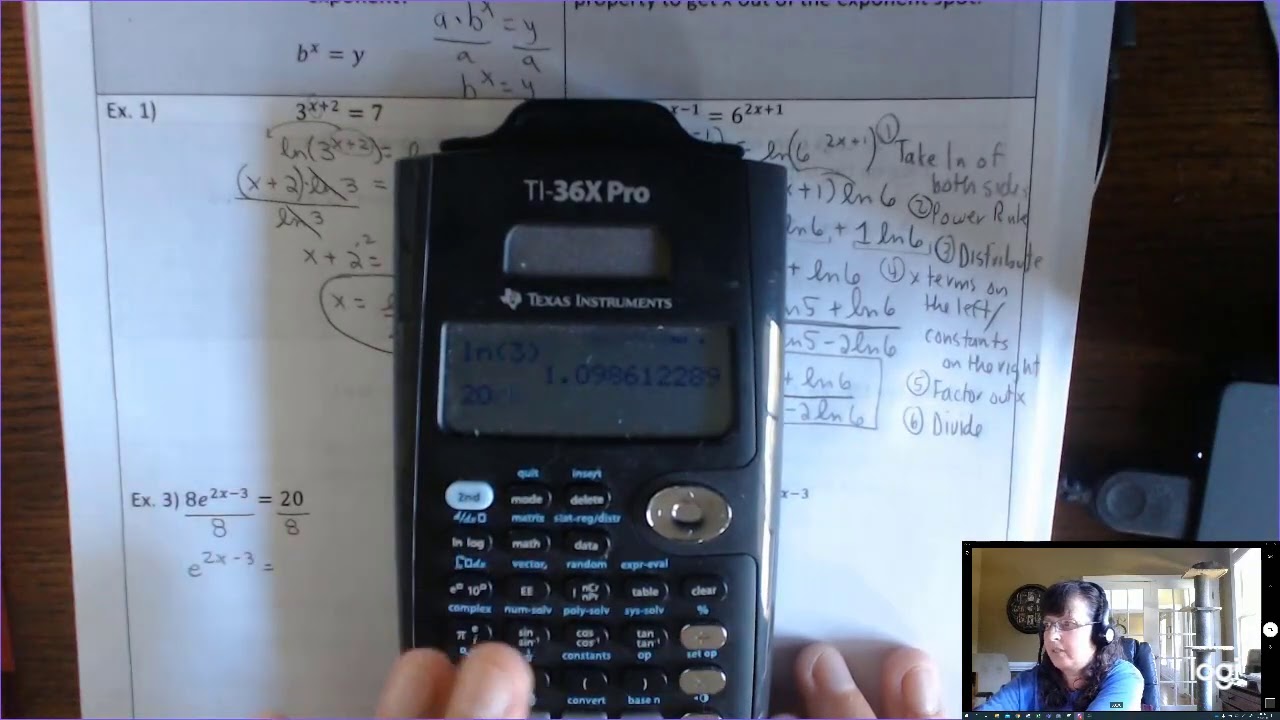 Solving Exponential and Logarithmic Equations - YouTube