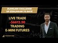 Live Trade -  -$6,612.50 in 5 Minutes Trading E-Mini Futures