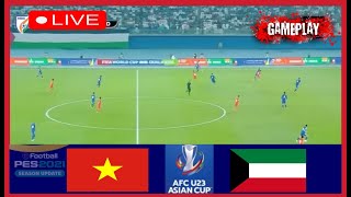 Live 🔴Vietnã Sub23 x Kuwait Sub23 | Simulação de videogame de partida AFC U23 ASIAN CUP 2024