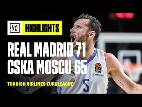Real Madrid vs CSKA de Moscú (71-65)  | Highlights | Turkish Airlines EuroLeague