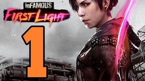60fps Goodness PS4 PRO!!! Infamous 1s Light Walkthrough Part 1- 1080P 60fps Mode